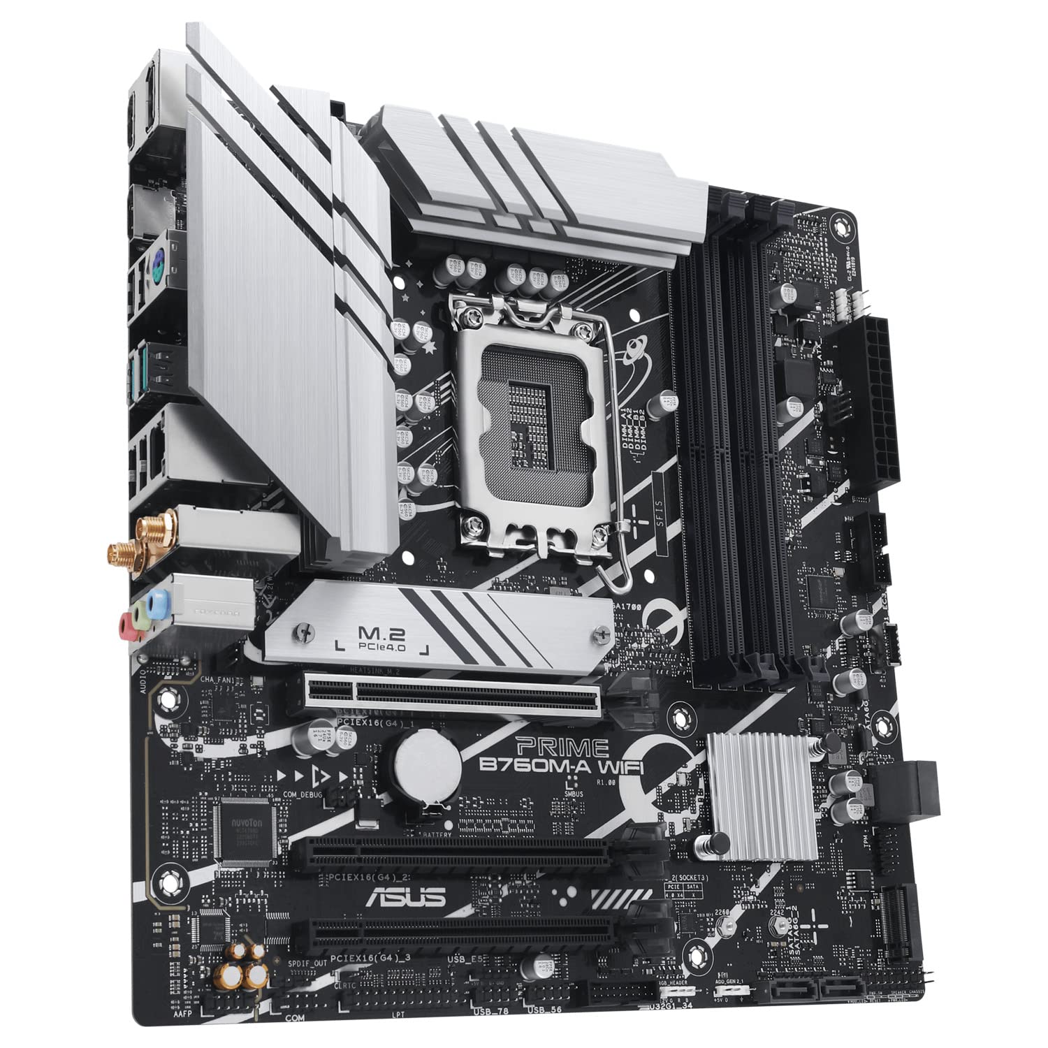 Amazon | Asus PRIME B760M-A WIFI、Intel B760、1700、Micro ATX、4